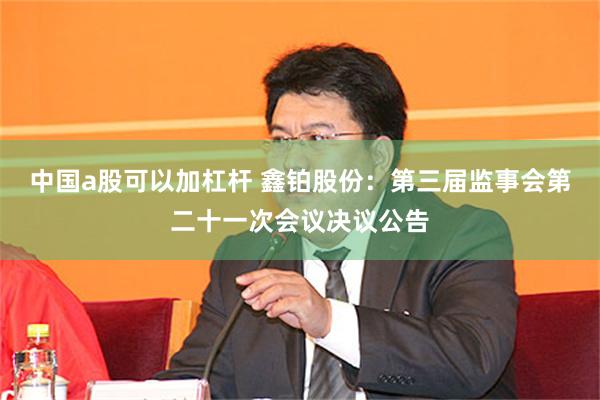 中国a股可以加杠杆 鑫铂股份：第三届监事会第二十一次会议决议公告
