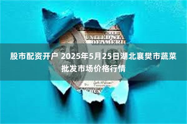 股市配资开户 2025年5月25日湖北襄樊市蔬菜批发市场价格行情